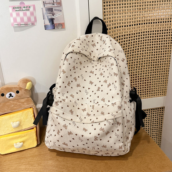 Cute Character-Embellished Casual Backpack Stornfield