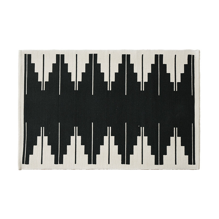 Living and entrance area mat with diamond pattern Stornfield