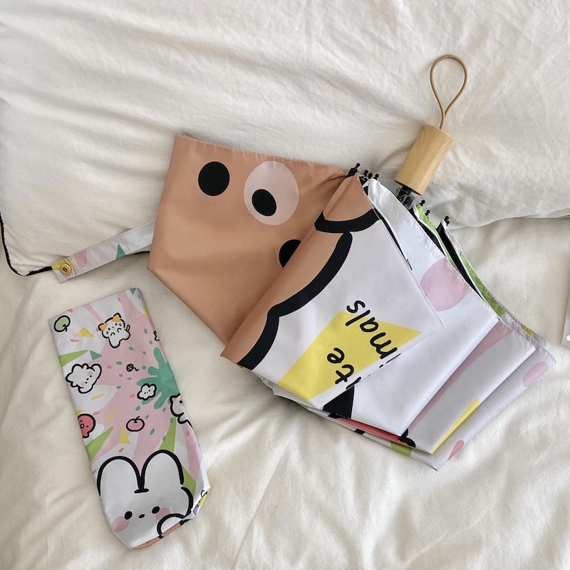 Women Foldable Cosmetic Bag with Colorful Design Stornfield