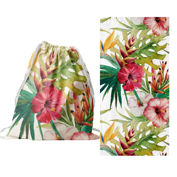 Multifunctional beach set with tote bag and towel Stornfield