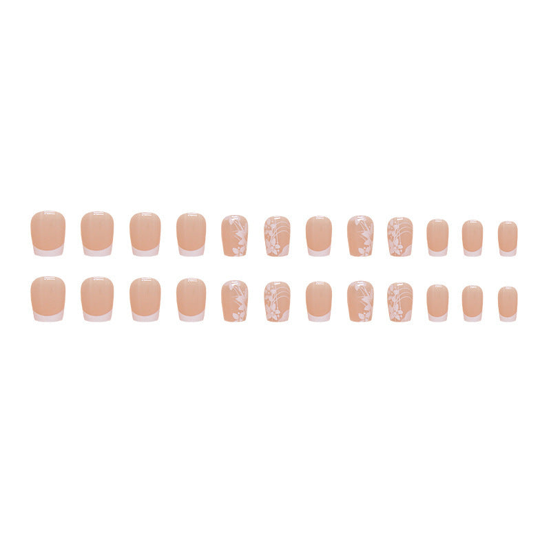 Floral Design Press-On Nail Tips Stornfield