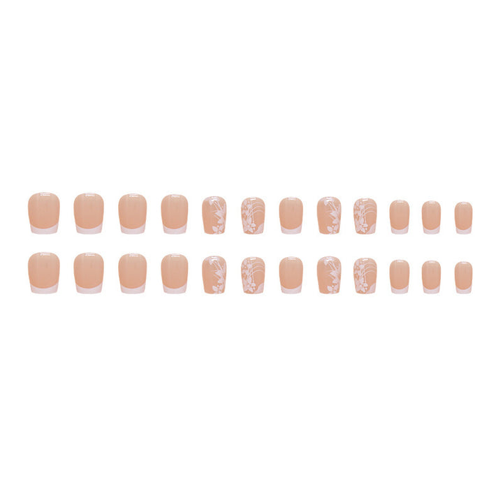 Floral Design Press-On Nail Tips Stornfield