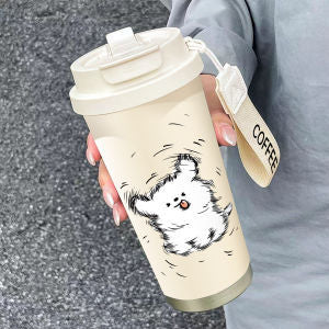 Ladies Insulated Coffee Mug with Funny Hello Kitty Design Stornfield
