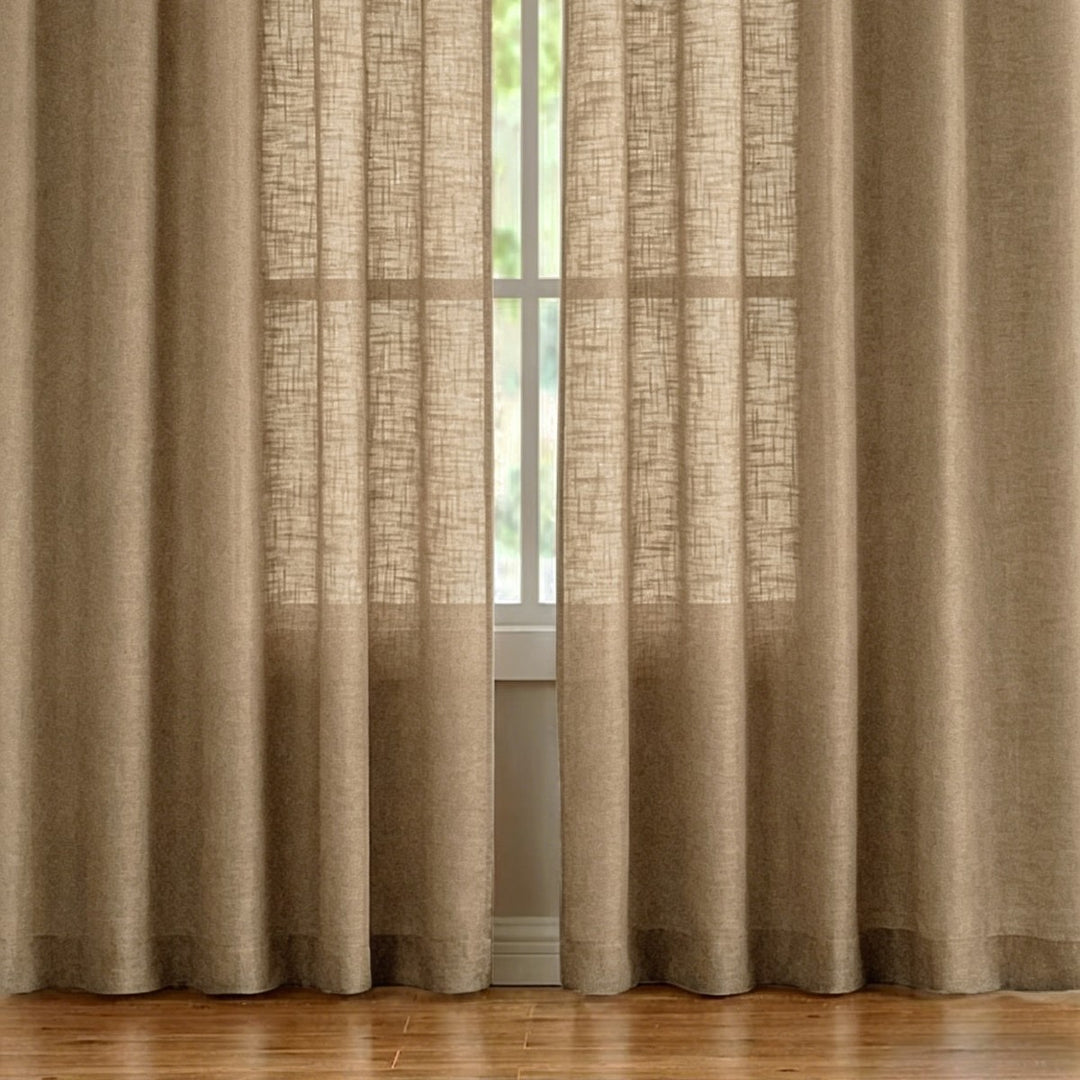 Sheer Linen Window Curtains Stornfield