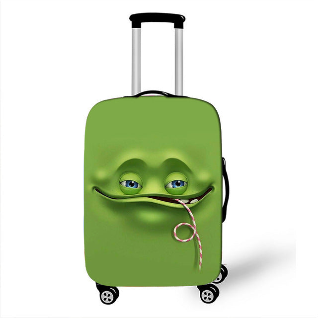 Unisex Hard-shell suitcase with funny cartoon face Stornfield
