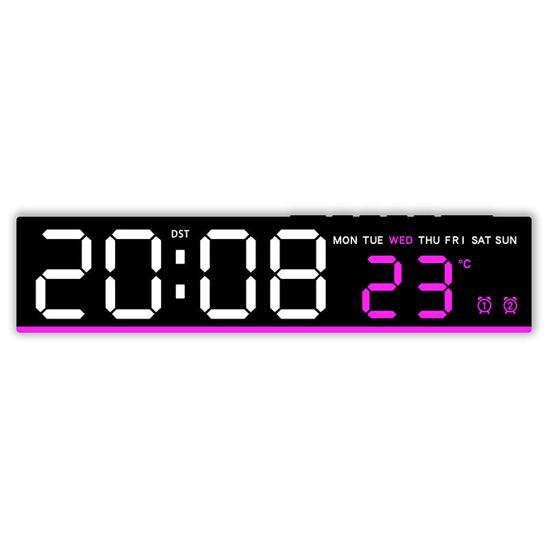 Digital LED weather clock with large display Stornfield