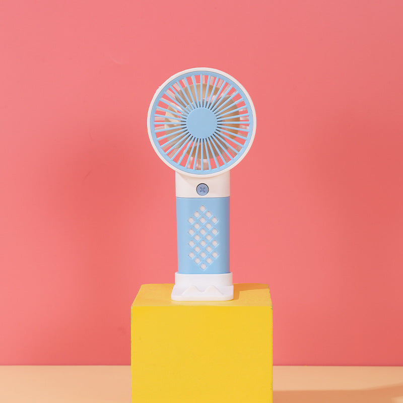 Women Portable Hand Fan with Ergonomic Handle and Adjustable Tilt Angle Stornfield