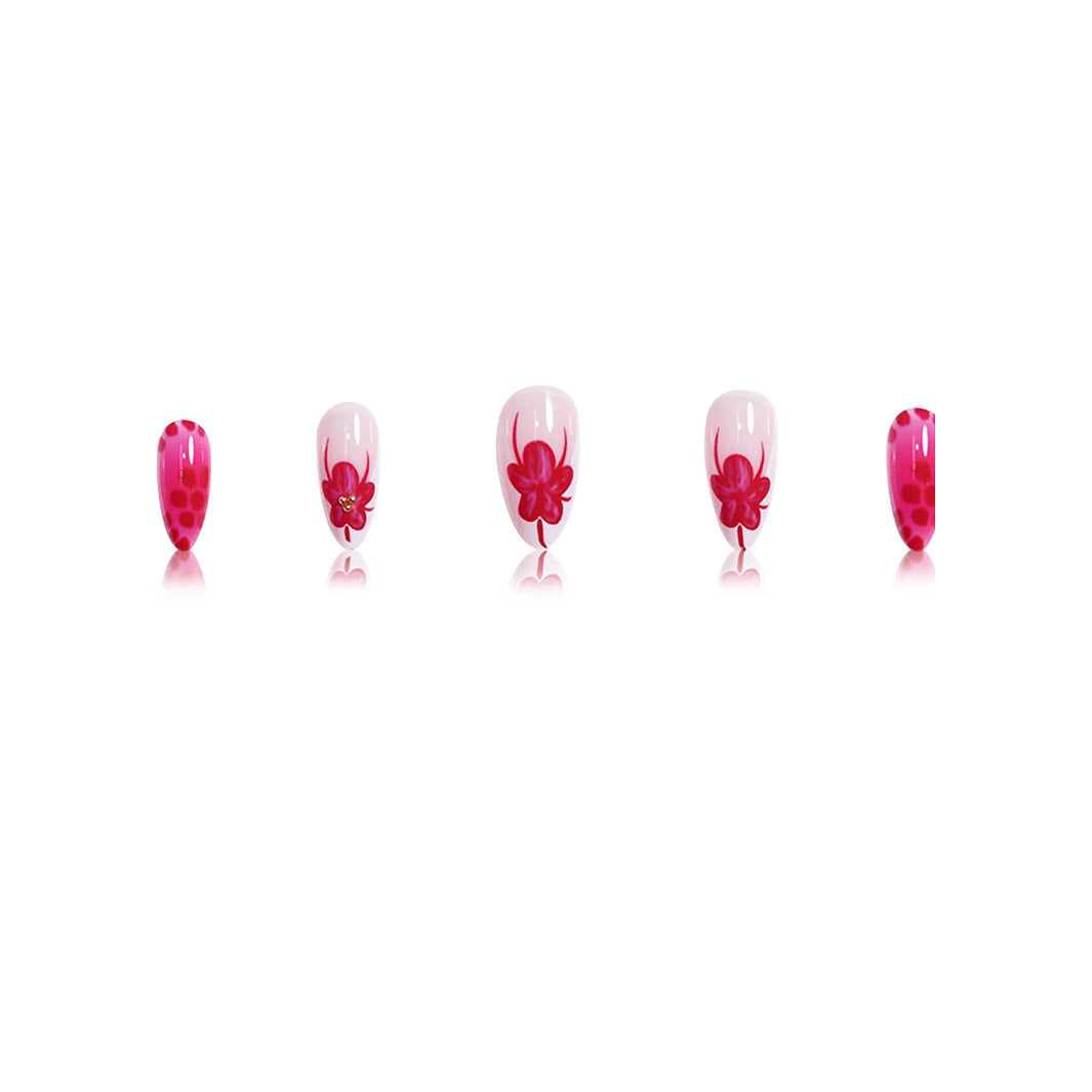 Elegant Floral Stiletto Nail Art Stornfield 1787977864