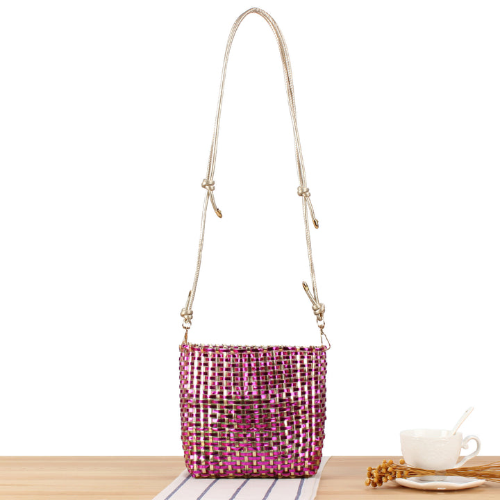 Handmade Basket Bag in Modern Structural Design Stornfield