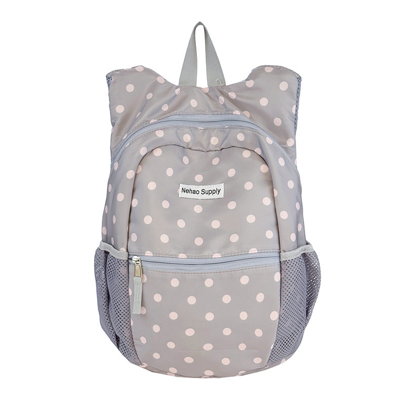 Playful Polka Dot Patterned Backpack Stornfield