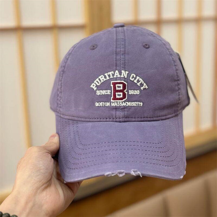 Women's Vintage Distressed Embroidered Baseball Cap Stornfield