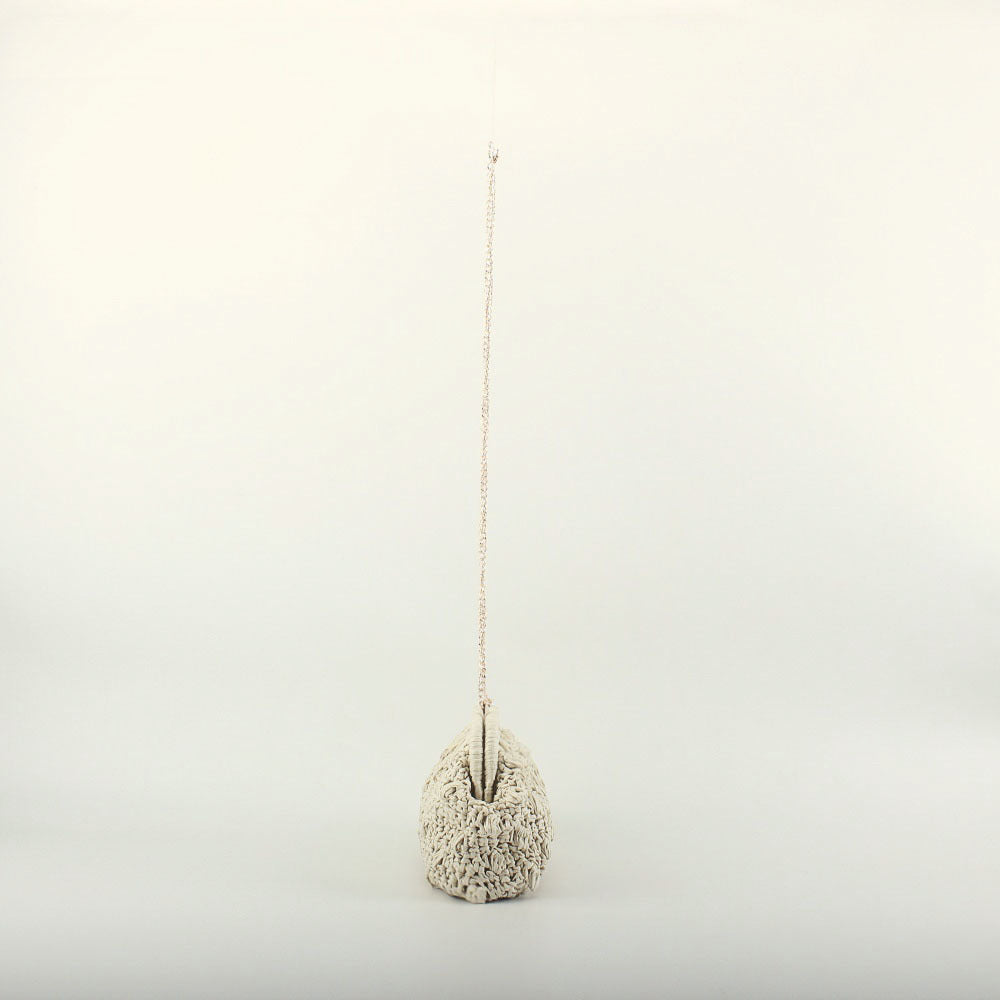 Elegant crochet handbag with fine chain strap Stornfield