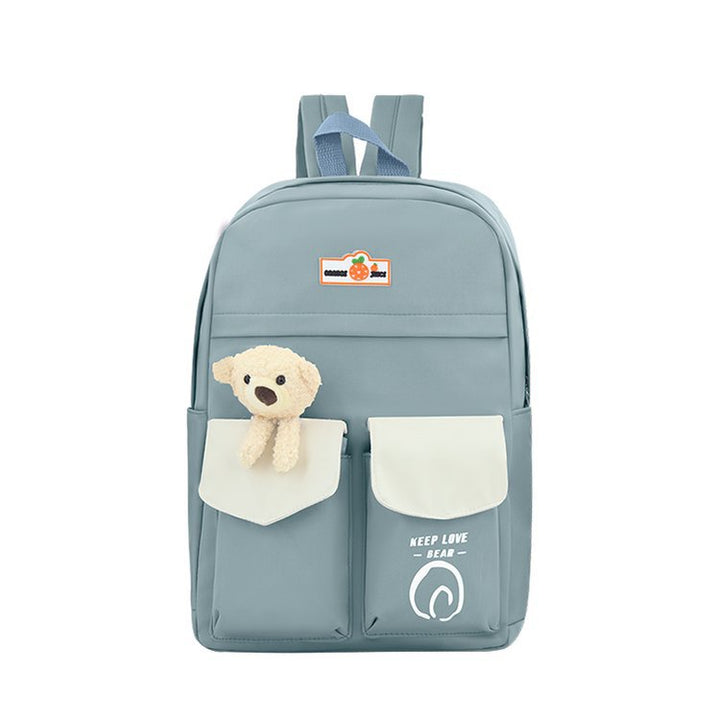 Cute Plush Bear-Themed School Backpack Stornfield