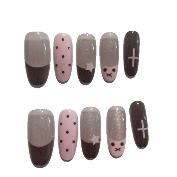 Creative Press-On Nail Set Stornfield