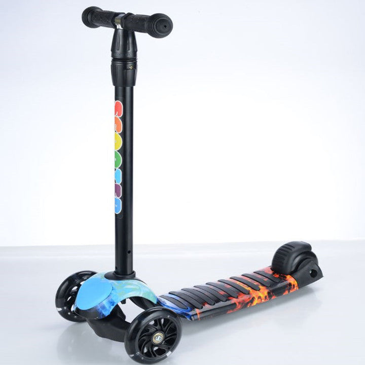 Stylized Three-Wheel Kickboard Scooter Stornfield