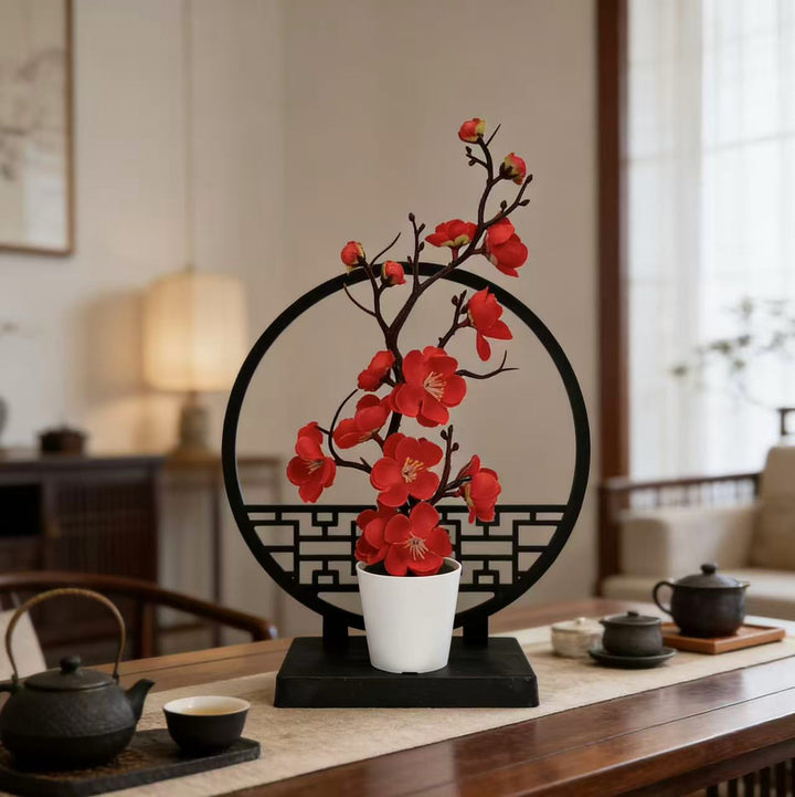 Elegant Decorative Flower Sculpture for Indoor Home Decor