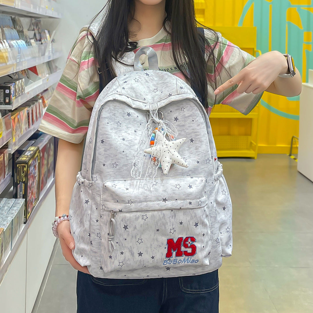 Star-Patterned Casual Backpack Stornfield 1791205609