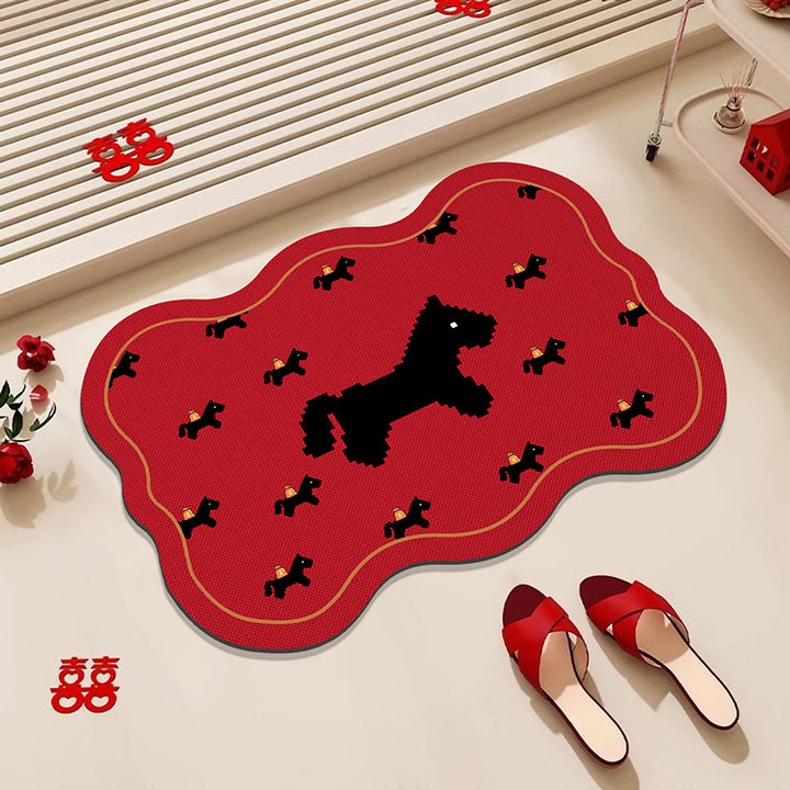 Fun-Themed Floor Mat