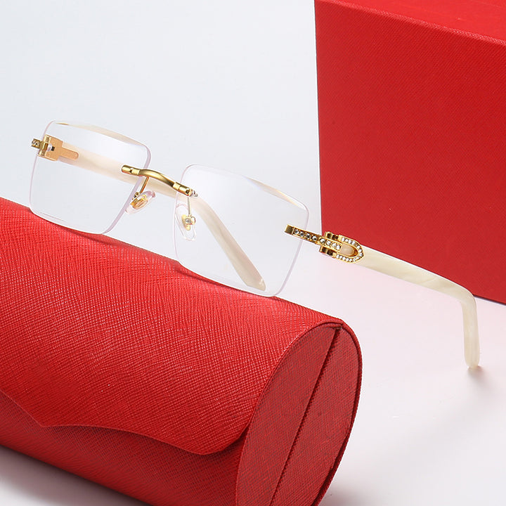 Ladies fashionable square sunglasses with luxurious accent and UV protection Stornfield