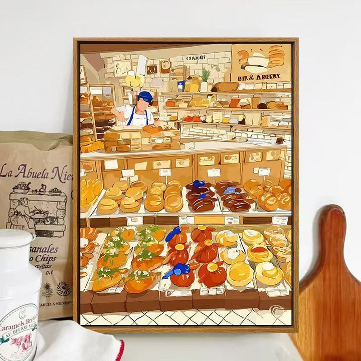 Bakery-Themed Illustrated Wall Art Stornfield