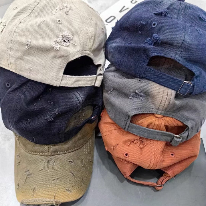 Men's Distressed Denim Baseball Cap Stornfield