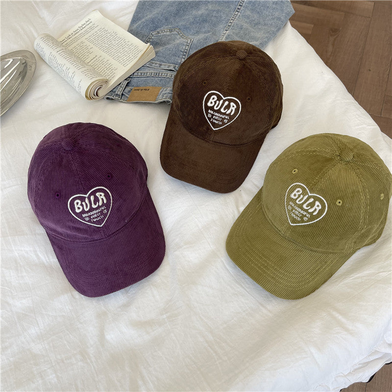 Women's Textured Corduroy Baseball Cap Stornfield