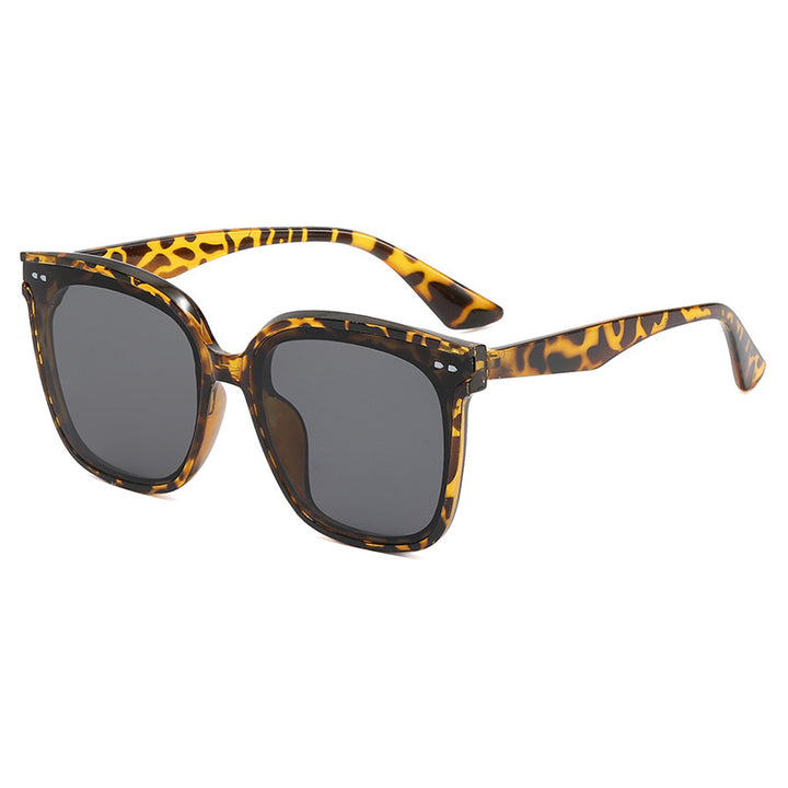Women oversized design sunglasses with animal print Stornfield