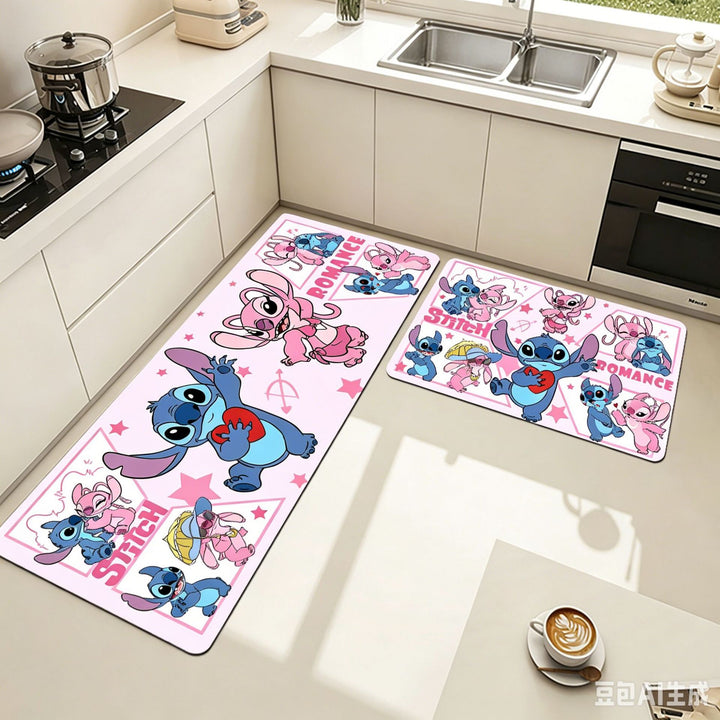 Animated Character Kitchen Mat Set