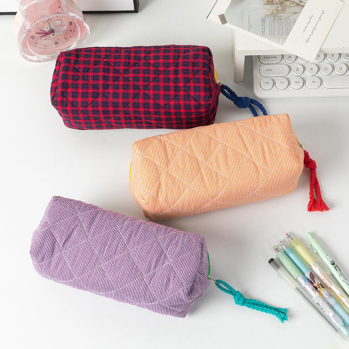 Quilted Zippered Pencil Case Stornfield