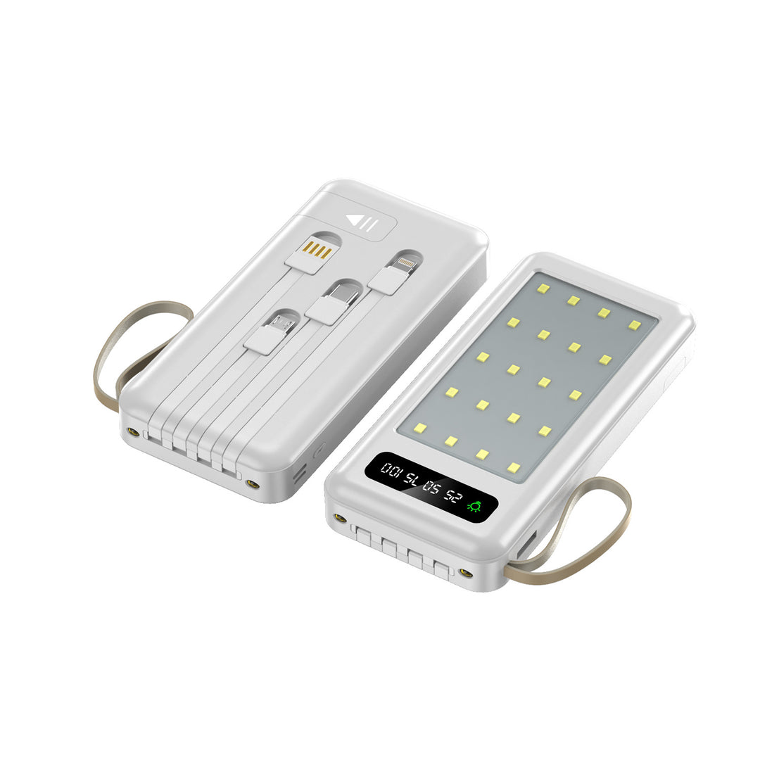 Portable power bank with multifunctional USB-C charging cable Stornfield