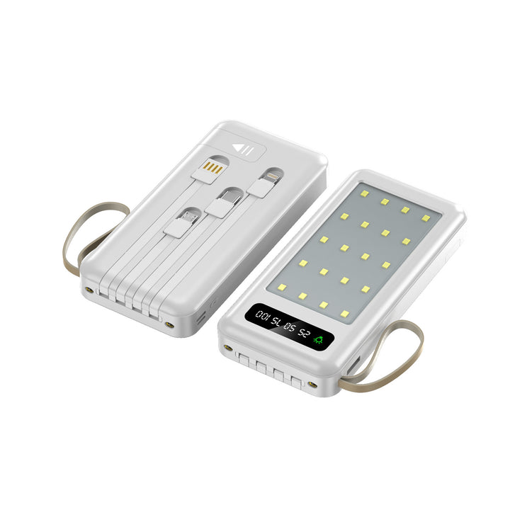 Portable power bank with multifunctional USB-C charging cable Stornfield