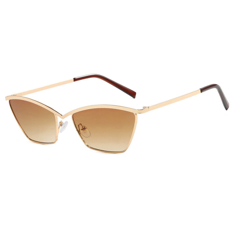 Women's fashionable Cat-Eye sunglasses with elegant metal frame Stornfield