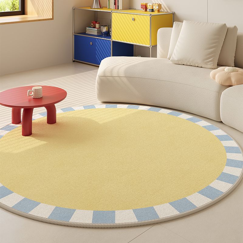 Circular Geometric Area Rug