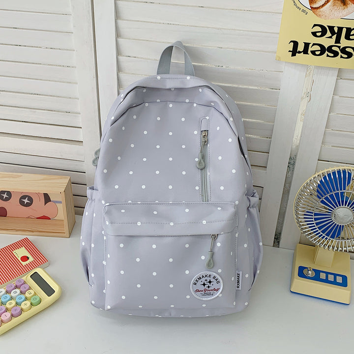 Polka Dot Student Backpack Stornfield