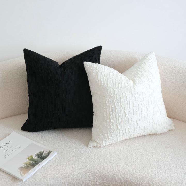 Textured Decorative Throw Cushion