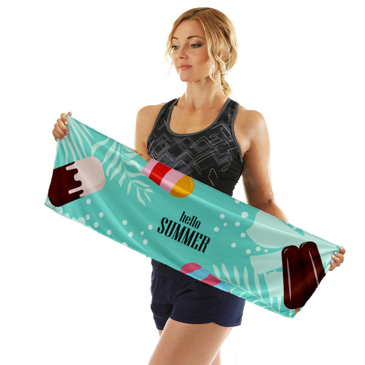 Sporty microfiber cloth with vibrant summer design Stornfield