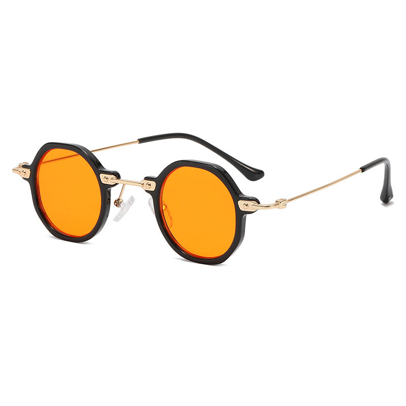 Women's designer sunglasses with hexagonal frame and luxurious metal accents Stornfield