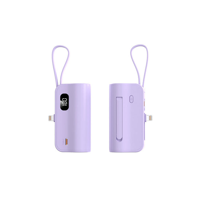 Wearable power bank with multifunctional charging concept and digital display Stornfield