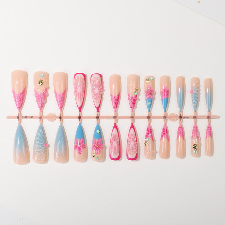 Premium Decorative Nail Tips Set Stornfield