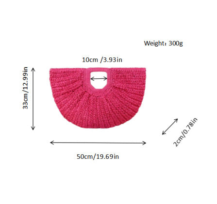 Handbag with tasteful wave pattern Stornfield