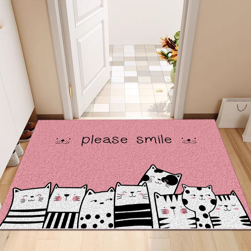 Fun Cat-Themed Indoor Mat Stornfield