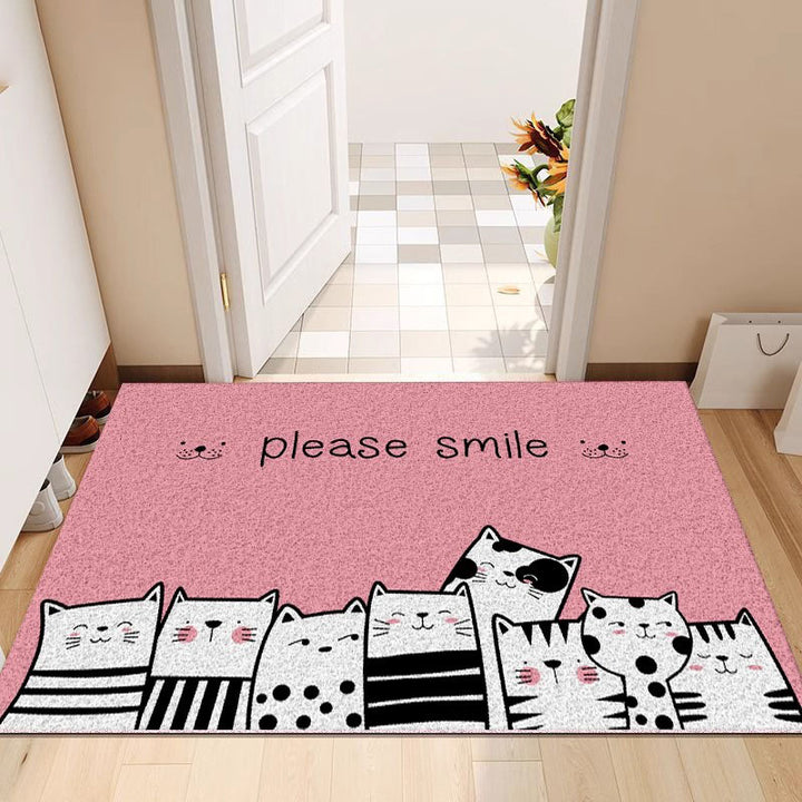 Fun Cat-Themed Indoor Mat Stornfield