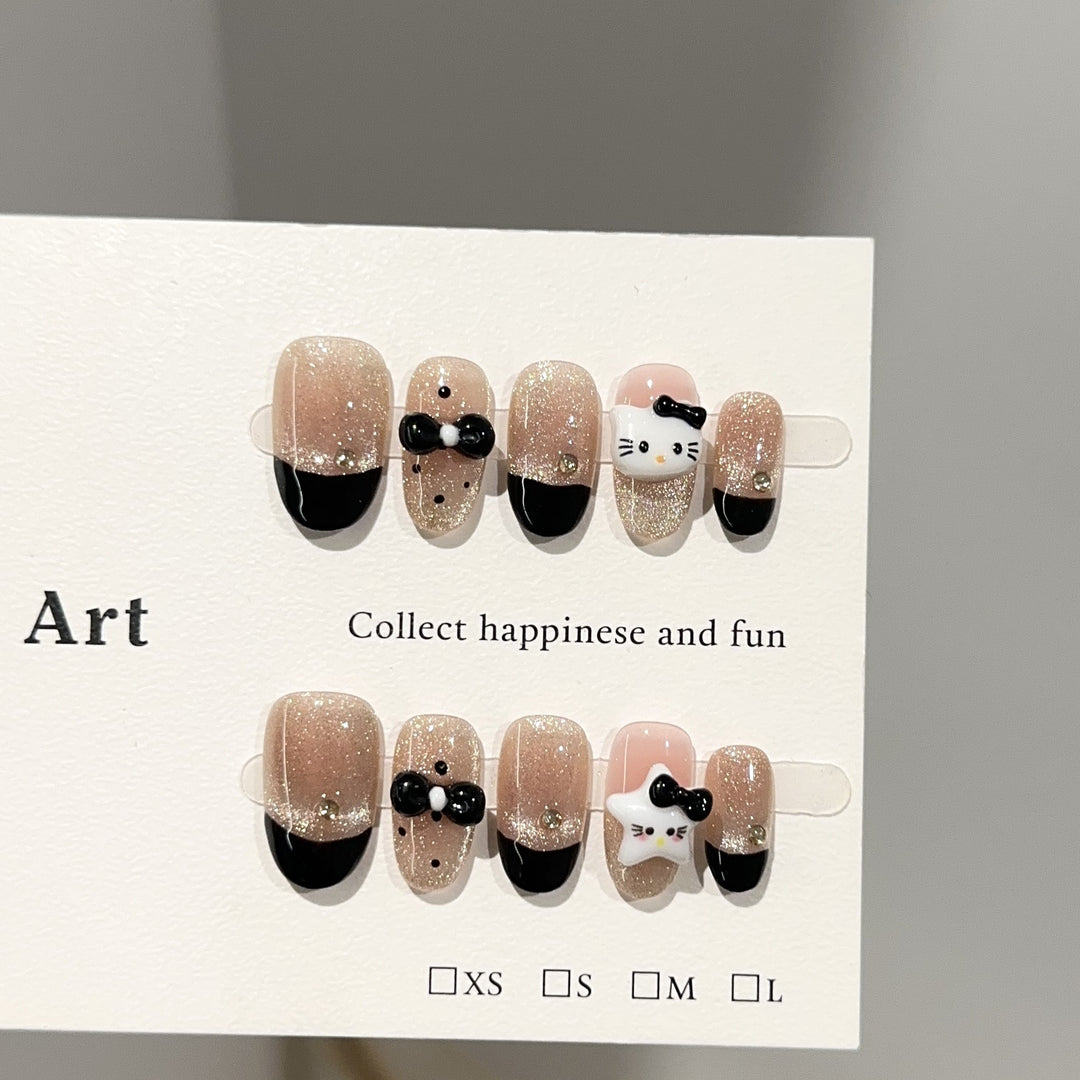Creative Themed Press-On Nail Set