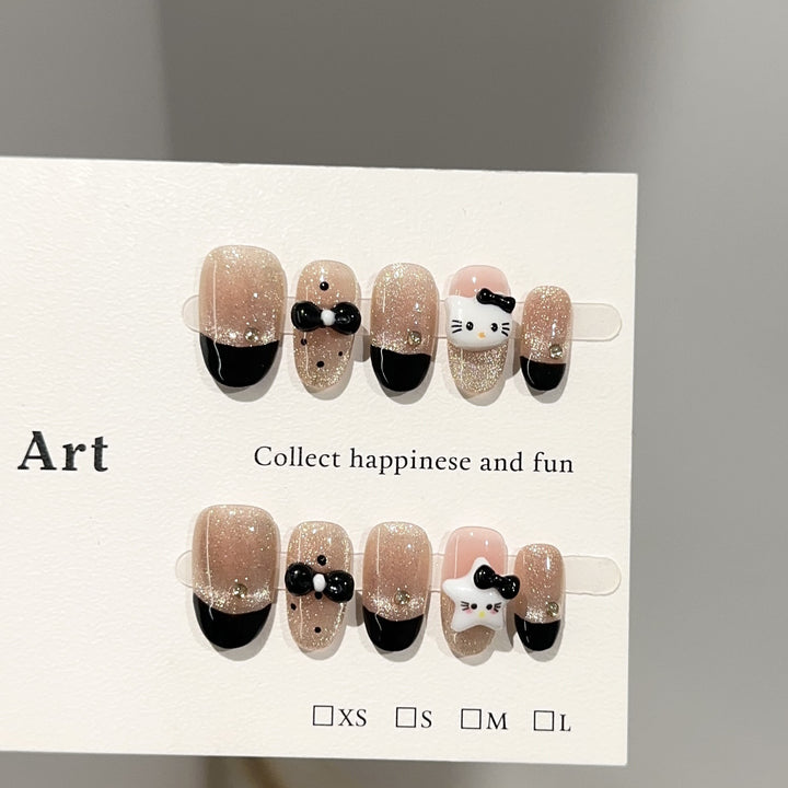 Creative Themed Press-On Nail Set
