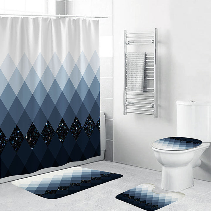 Geometric Pattern Bathroom Accessory Set Stornfield