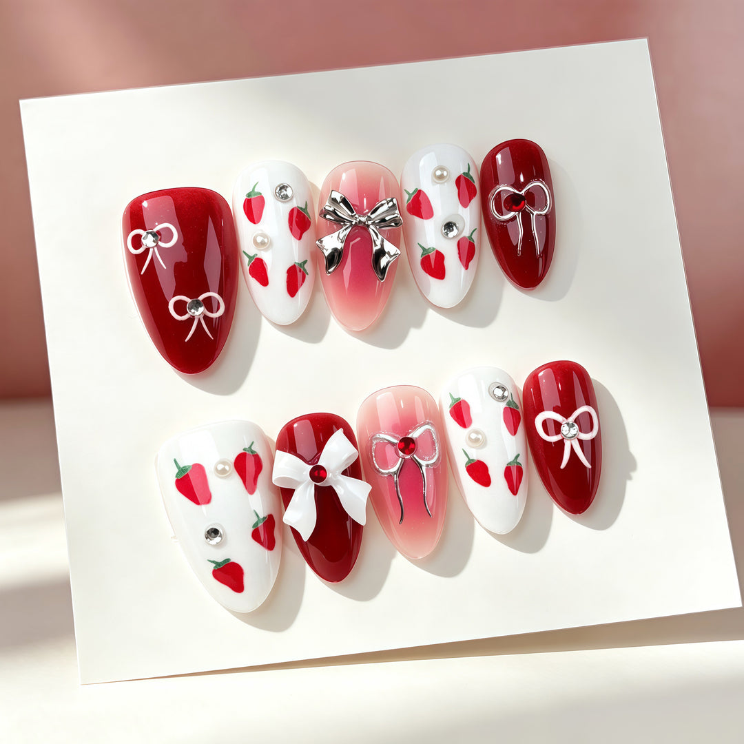 Decorative Press-On Nail Art Set 1790746252