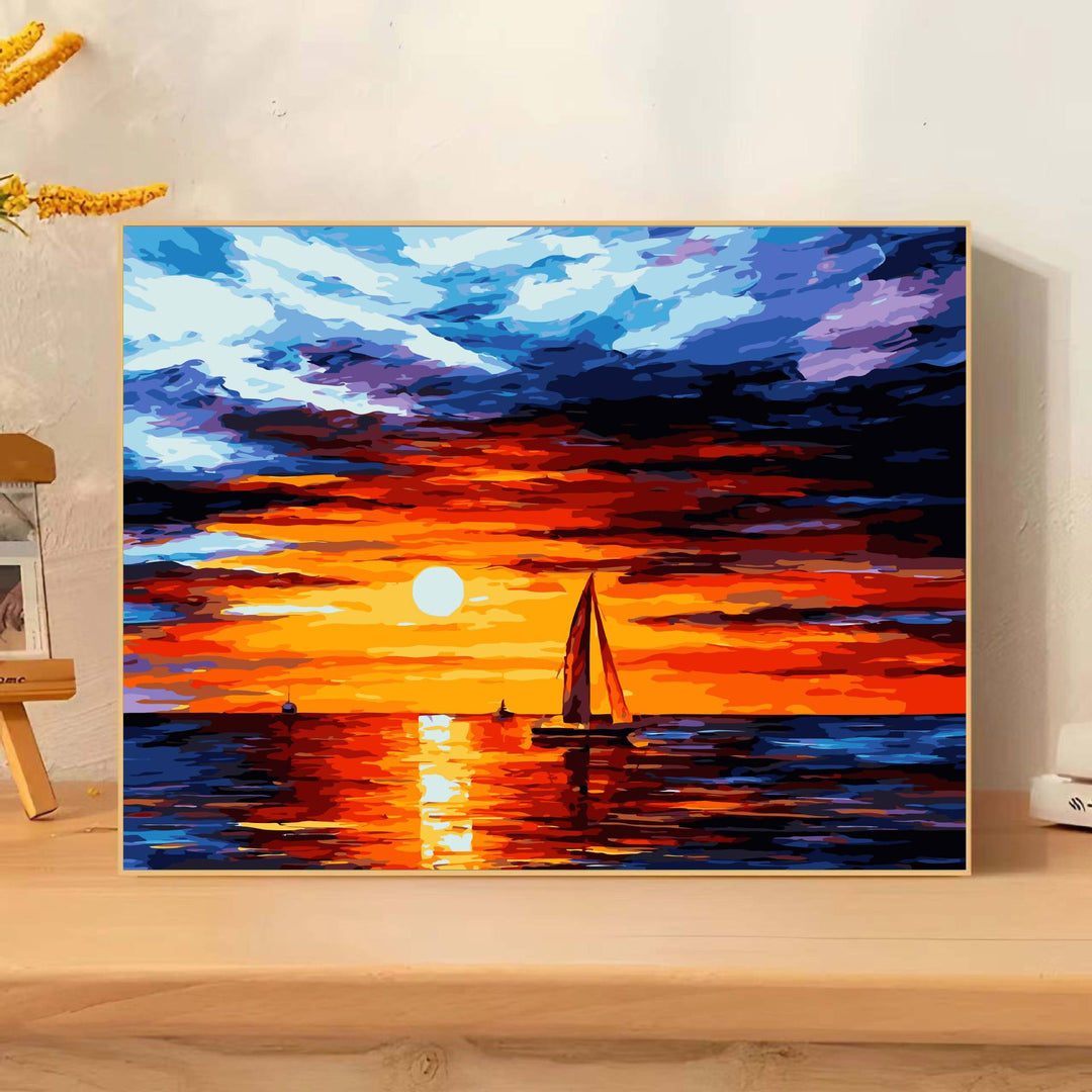 Scenic Landscape Art Canvas Print Stornfield