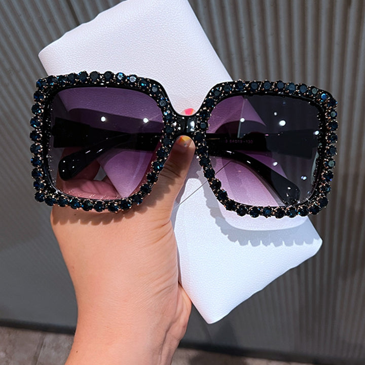 Women's glamorous Quadro sunglasses with rhinestone-adorned frame Stornfield