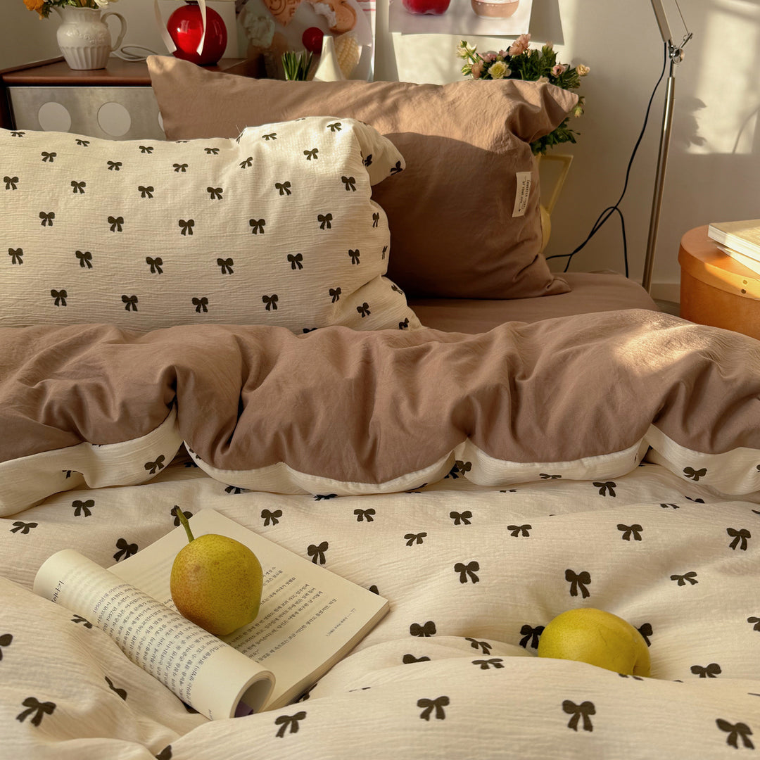 Quilted Duvet Cover Set