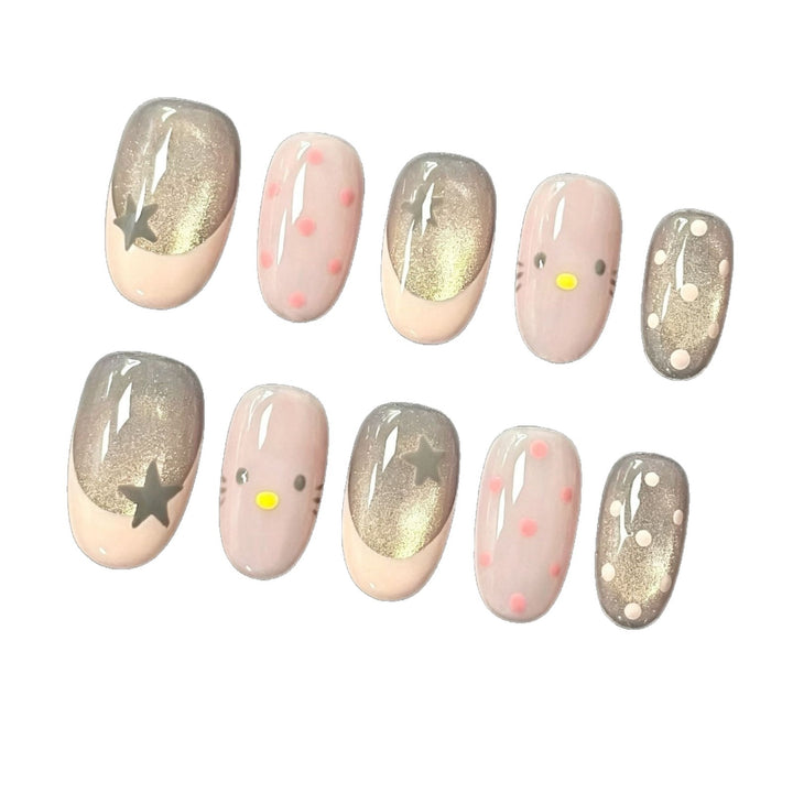 Artistic Press-On Nail Wraps Stornfield